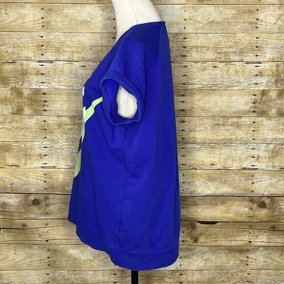 NIKE ATHLETIC ACTIVEWEAR ATHLEISURE GYM TRAINING CUT OFF INSPIRED SWEATSHIRT XL - Picture 3 of 4